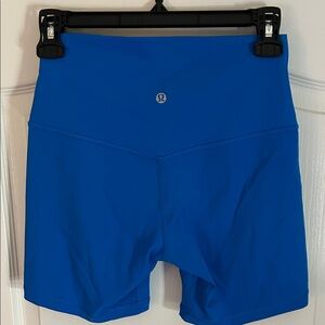 lululemon athletica Vibrant Blue Bike Shorts